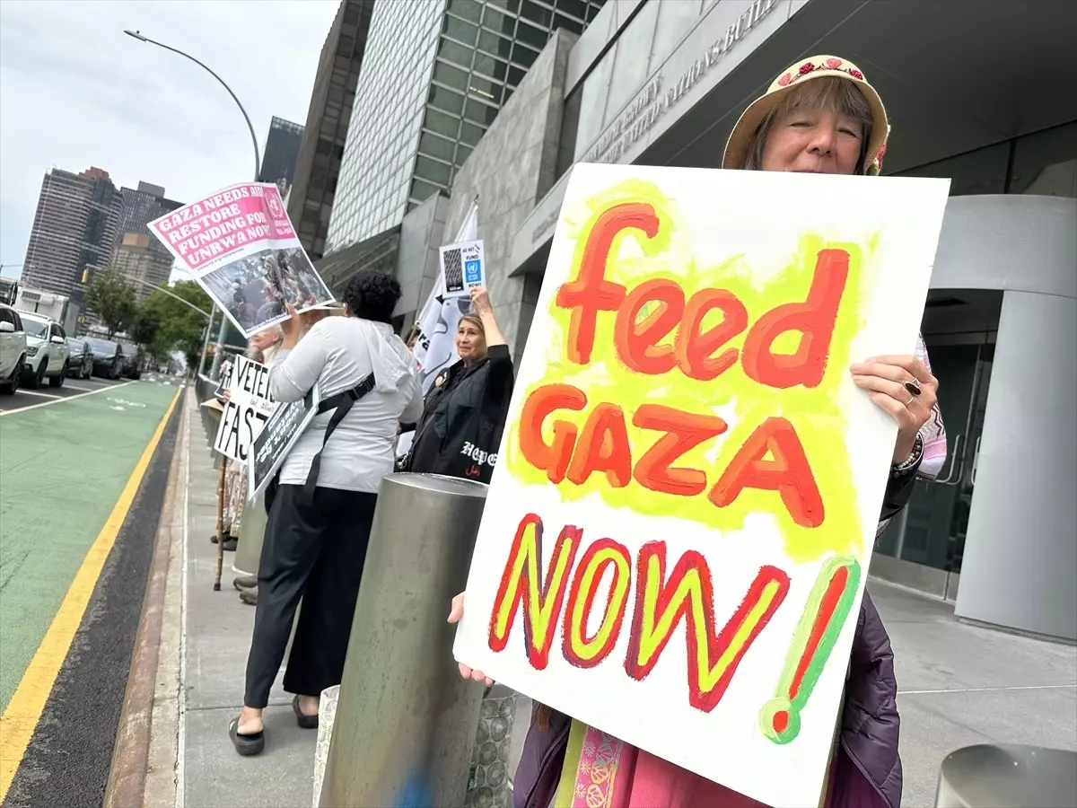 ABD\'de Gazze için Açlık Eylemi