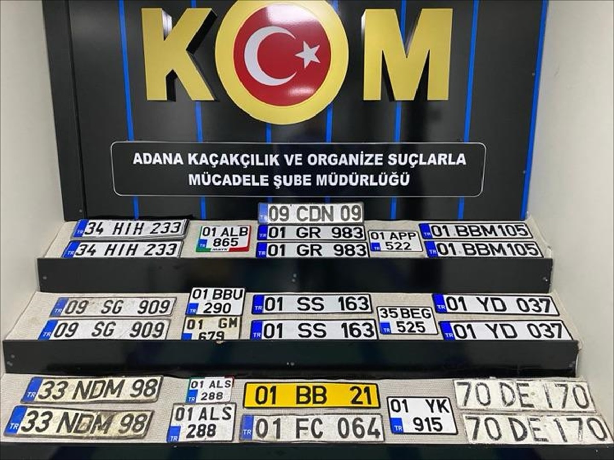 Adana\'da Sahte Plakalı Operasyon