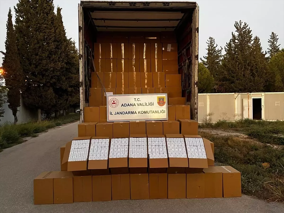 Adana\'da Tırda 6,5 Milyon Gümrük Kaçağı Makaron Ele Geçirildi