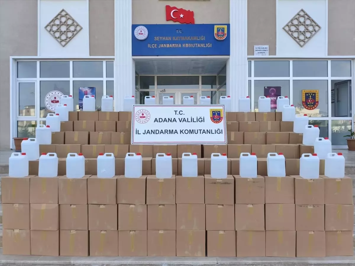 Adana\'da Kaçak Etil Alkol Yakalandı
