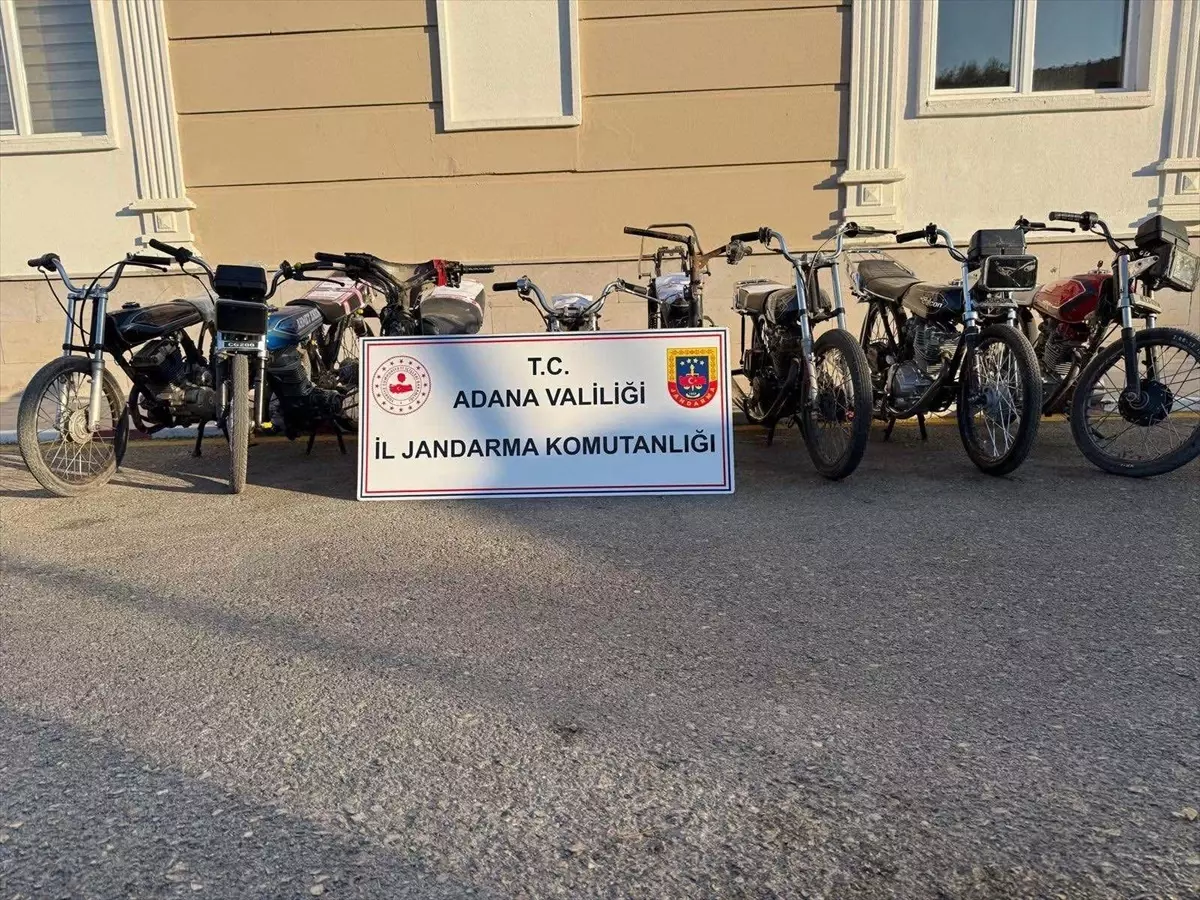 Adana\'da Kaçak Motosiklet Operasyonu
