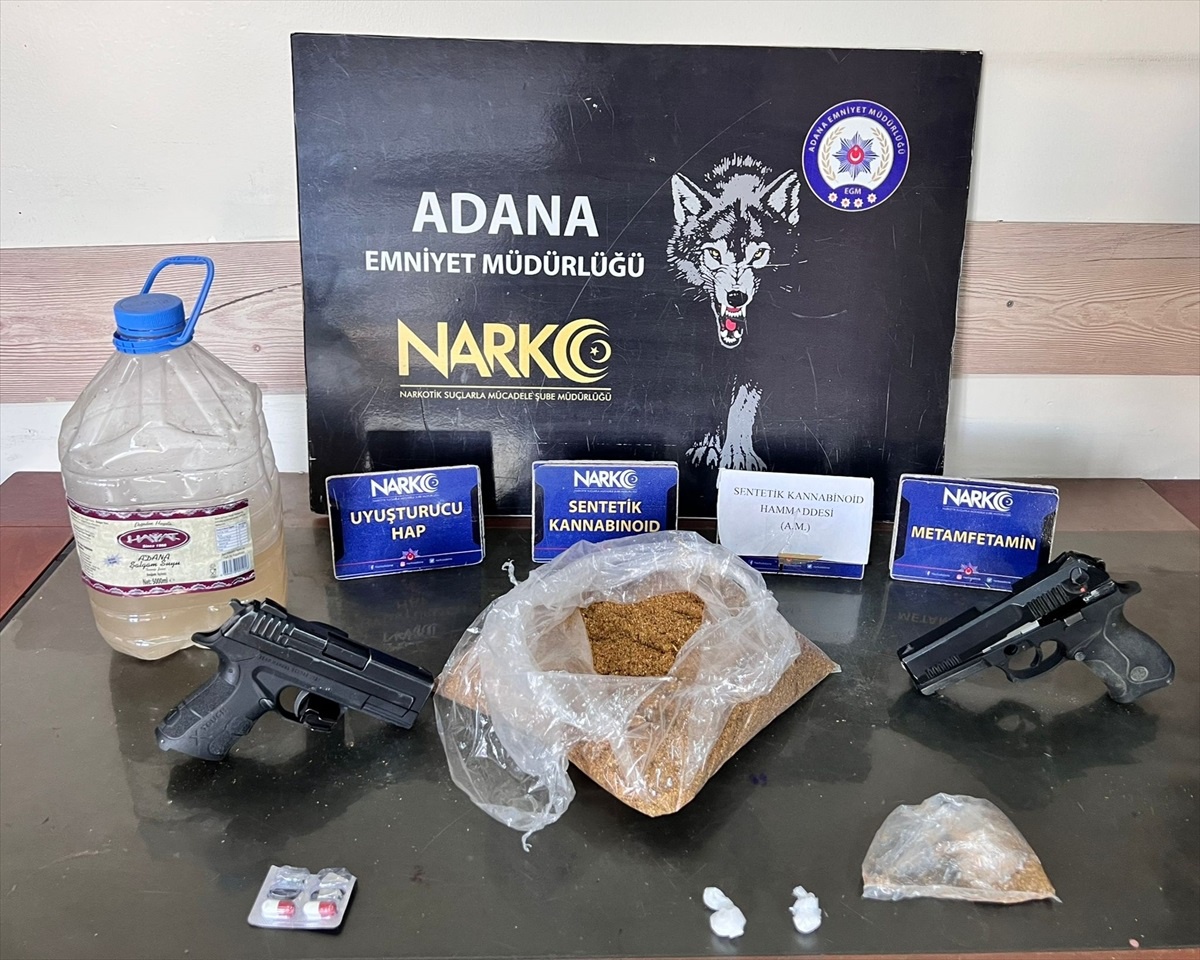 Adana\'da Uyuşturucu Operasyonu: 7 Tutuklama