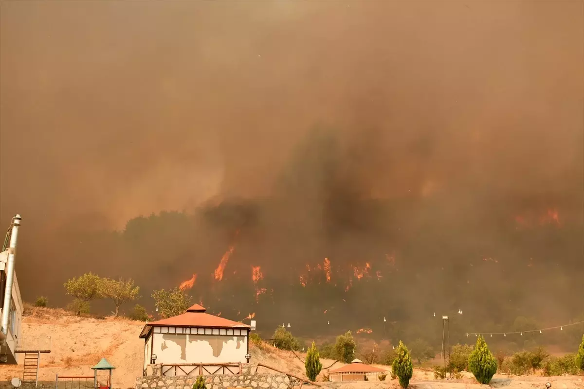 Adıyaman\'da Orman Yangınına Müdahale
