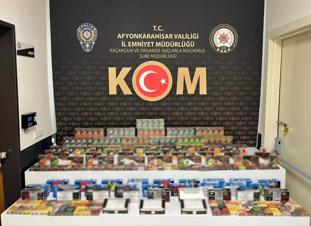 Afyonkarahisar\'da Kaçak Tütün Operasyonu