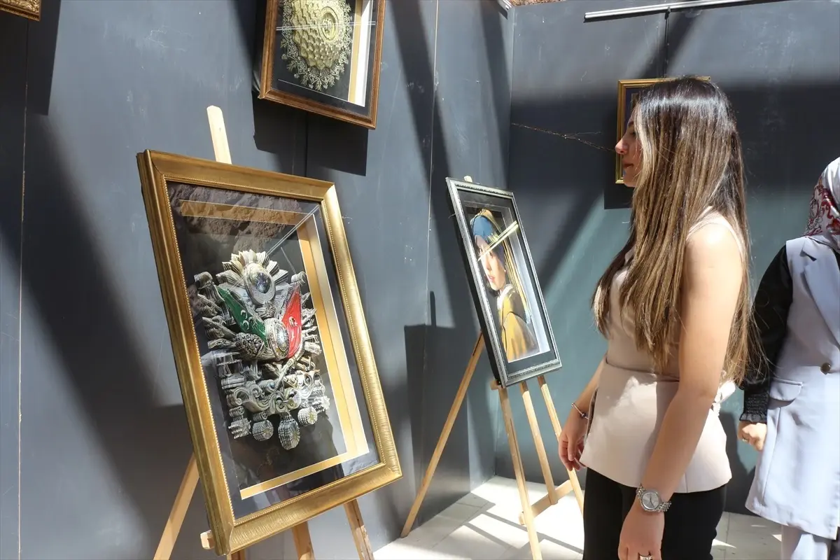 Hükümlülerin El Sanatları Sergilendi