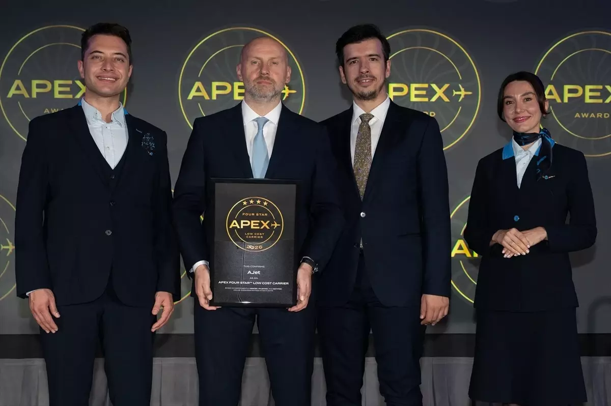 AJet\'e Dört Yıldızlı Ödül