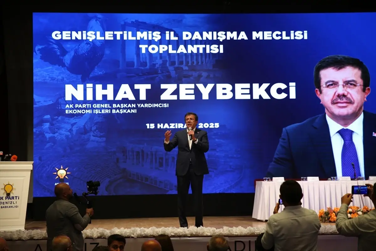 AK Parti Genel Başkan Yardımcısı Zeybekci, Denizli\'de konuştu Açıklaması