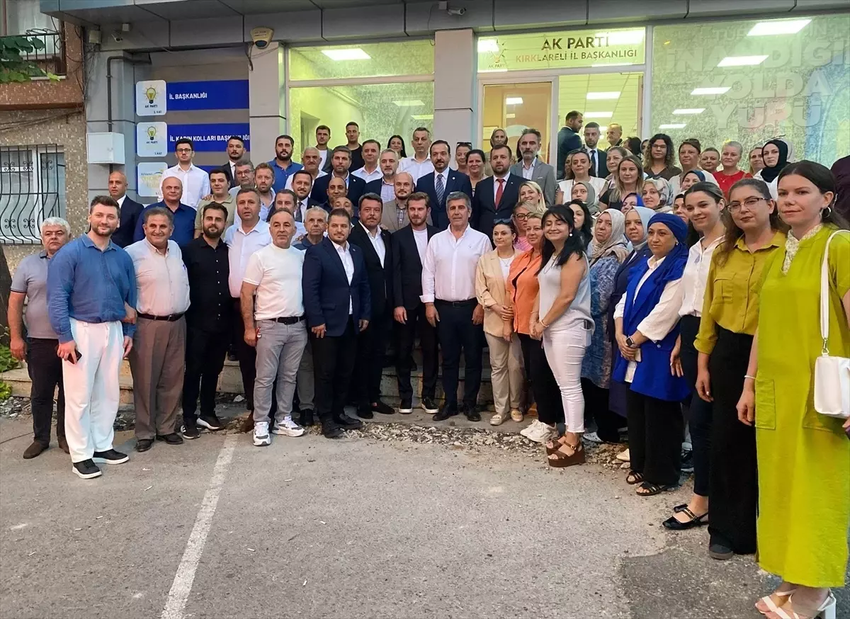 Kürşad Zorlu, Kırklareli\'nde Partililerle Buluştu