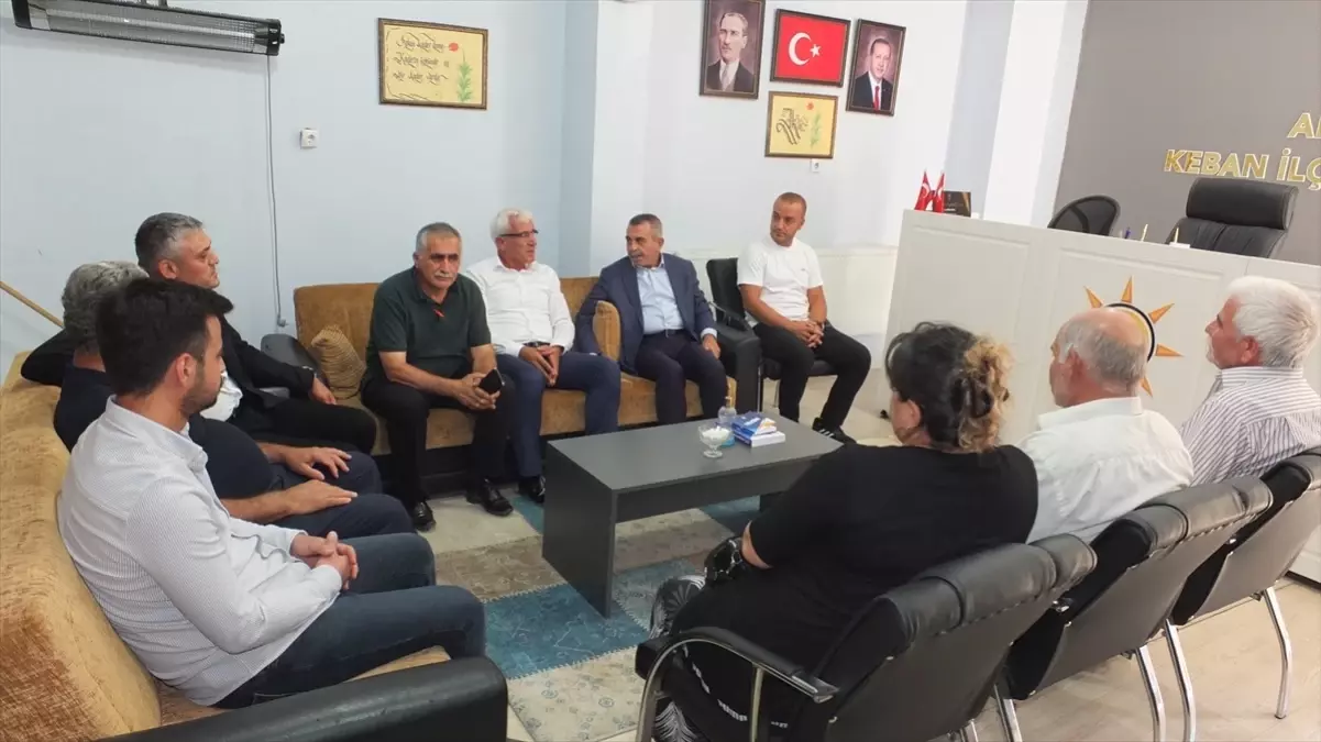 İhsan Koca Keban\'da Toplantı Düzenledi