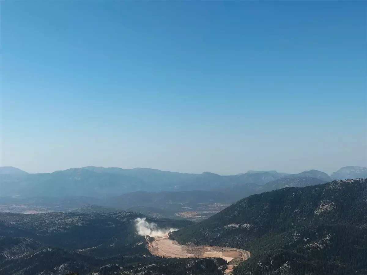Akseki-Seydişehir Yolu Patlatma Çalışmasıyla Kapatıldı