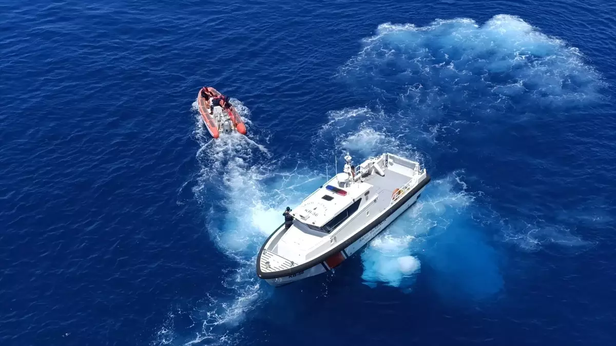 Alanya Kalesi\'nde Mahsur Kalan Keçi Kurtarıldı