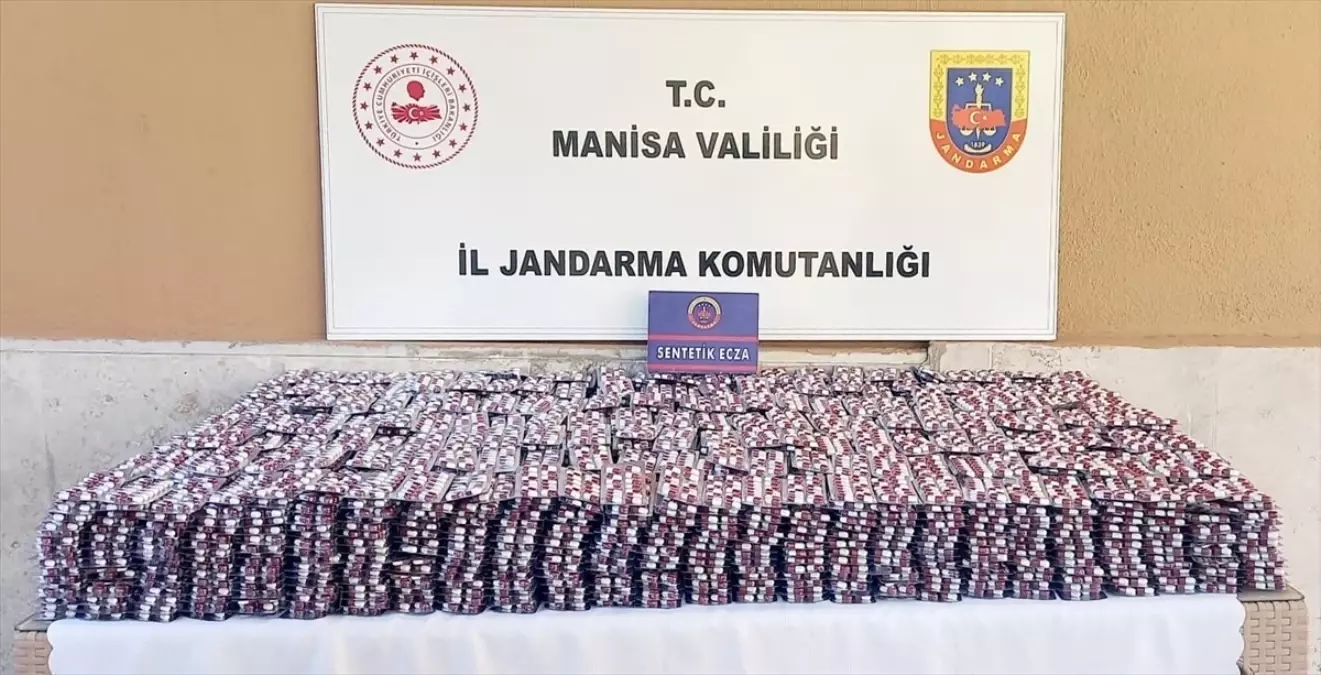Alaşehir\'de 40 Bin 892 Sentetik Hap Ele Geçirildi