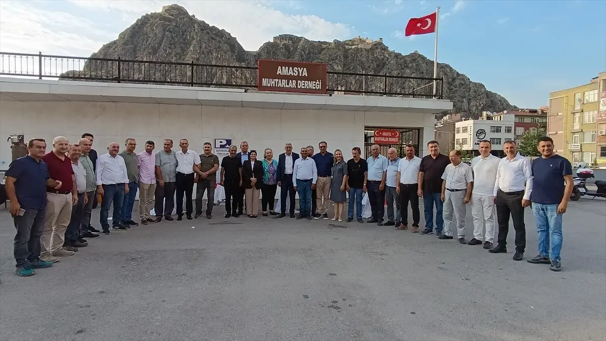 Amasya\'da Muhtarlar Derneği Ofisi Açıldı