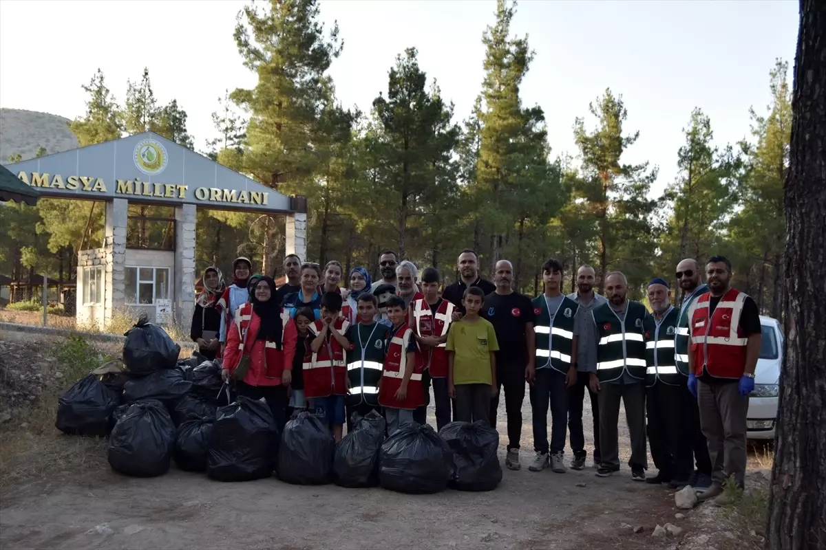 Amasya\'da Orman Temizliği Etkinliği