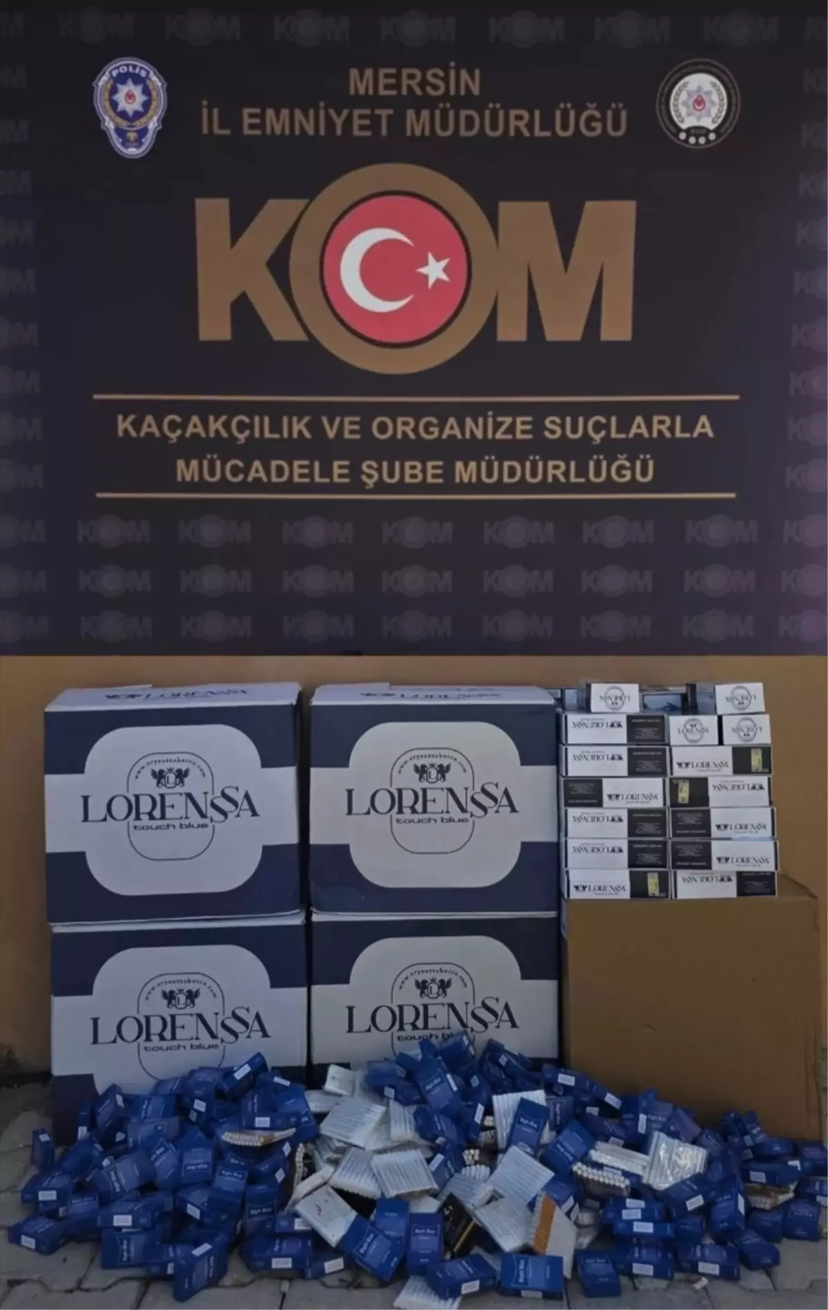 Anamur\'da 66 Bin Kaçak Makaron Ele Geçirildi