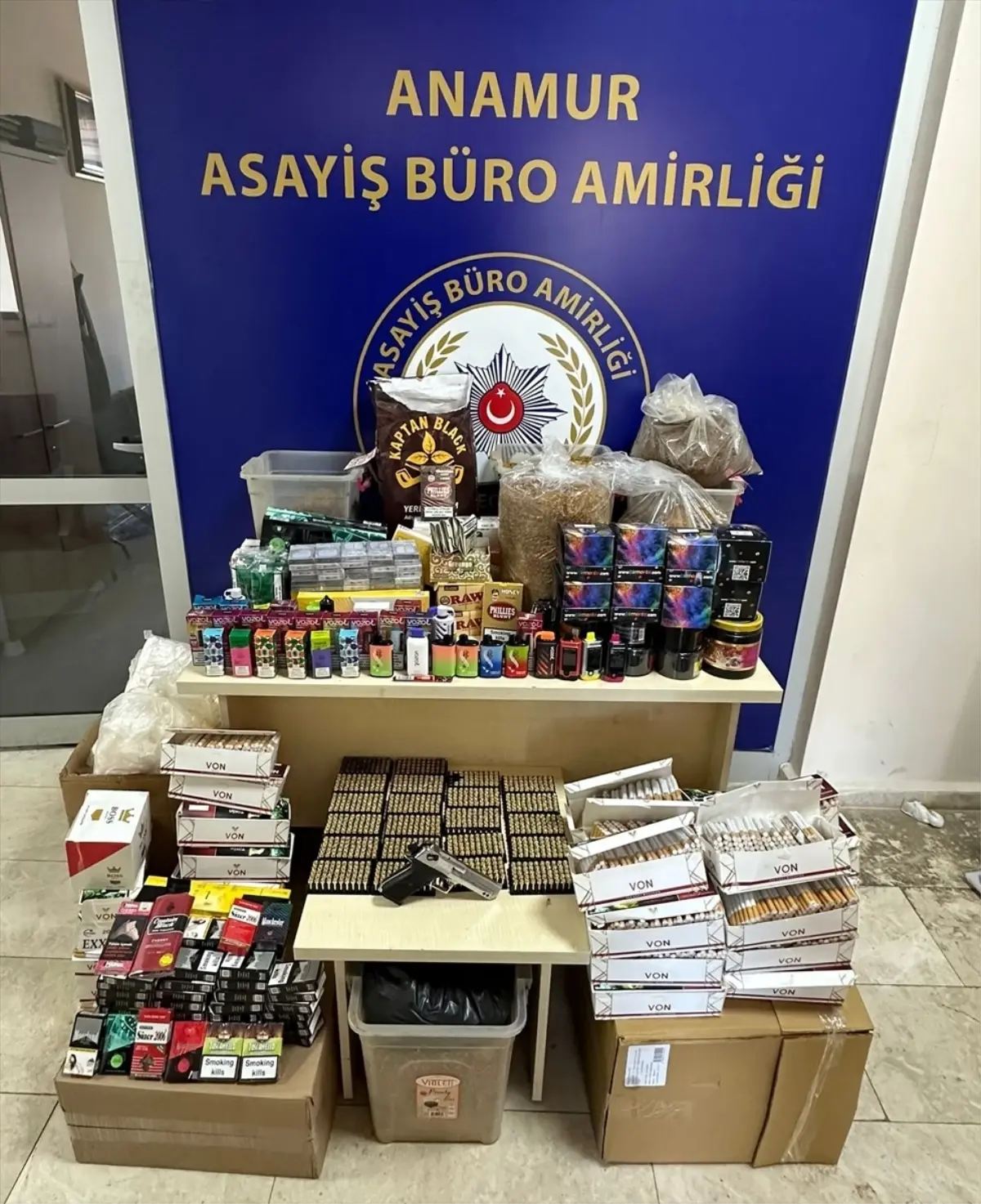 Anamur\'da Sigara Kaçakçılığı Operasyonu