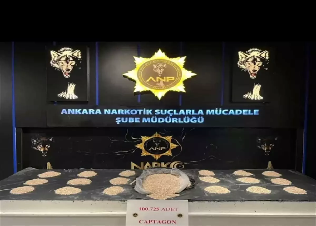 Uyuşturucu Operasyonu: 100 Bin Hap Ele Geçirildi