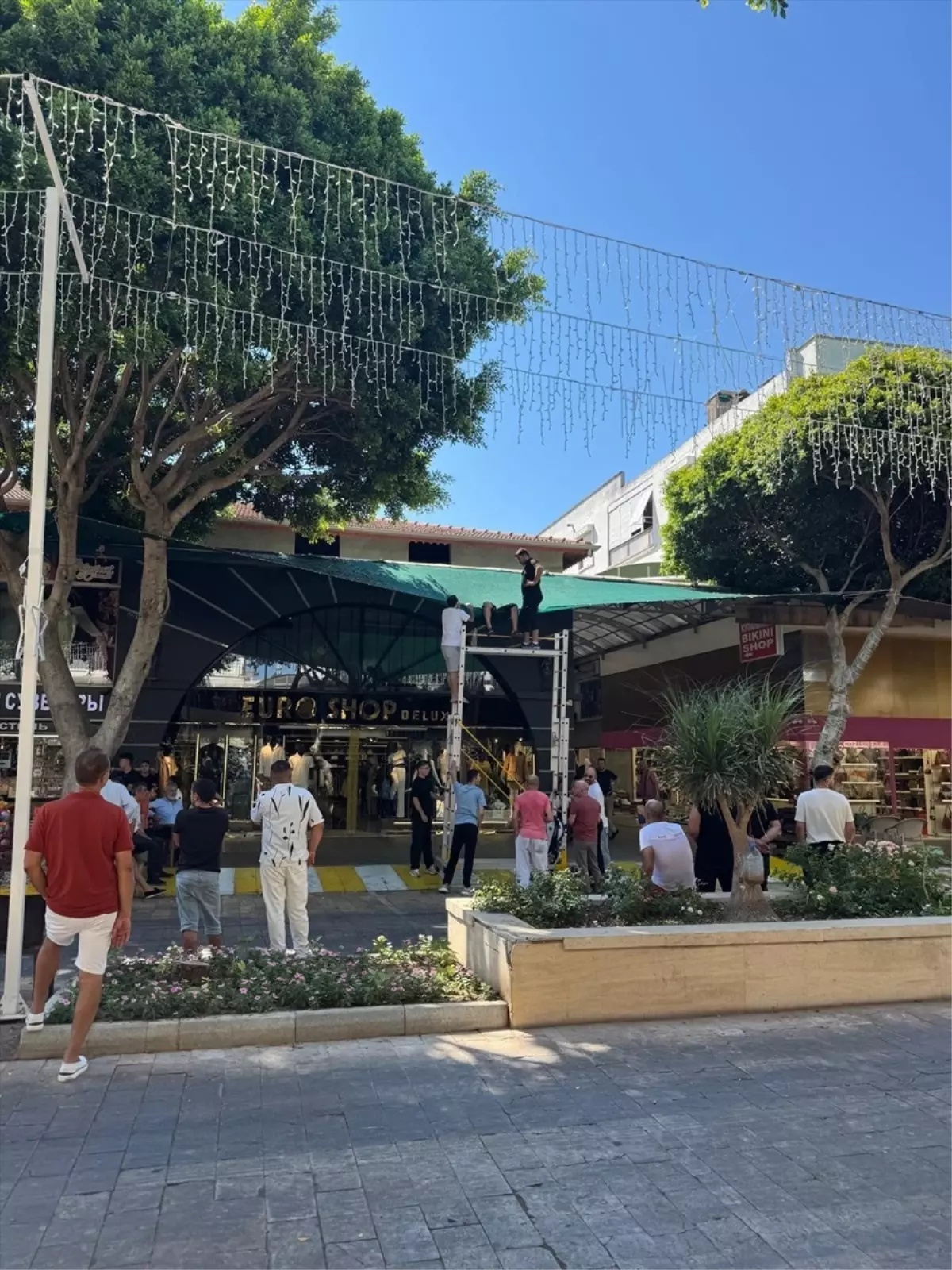 Balkondan Düşen Adam Tentelere Düştü