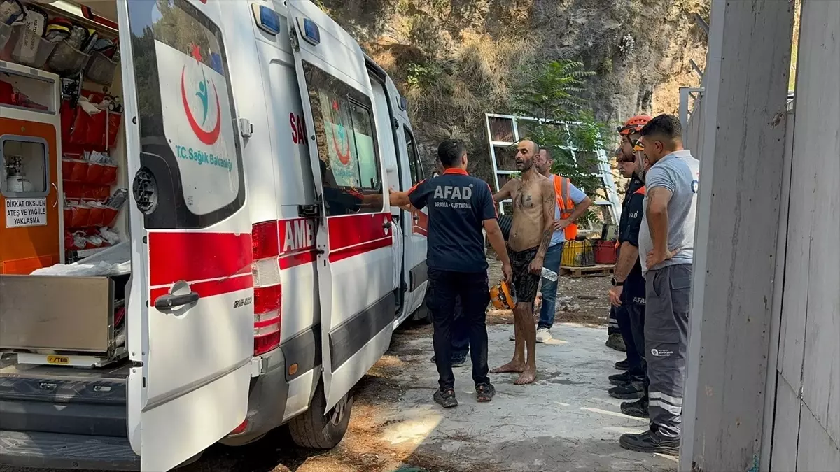 Falezlerden Düşen Kişi Kurtarıldı