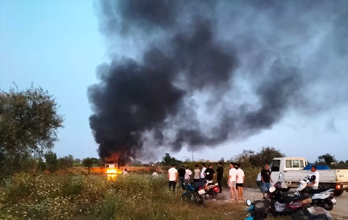 Manavgat\'ta Fiber Tekne Yangını