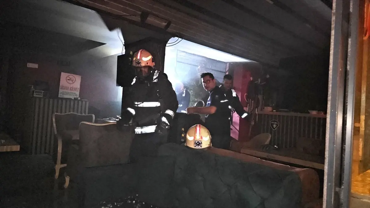 Manavgat\'ta Kafede Yangın