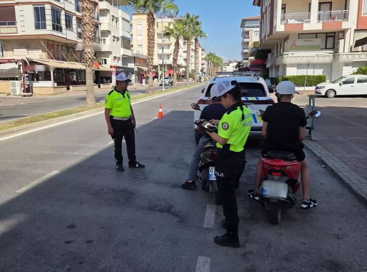 Antalya\'da Motosiklet Denetimi Yapıldı