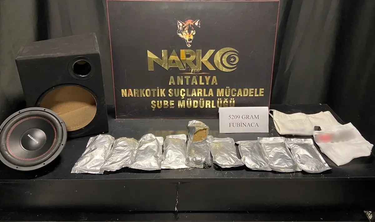 Antalya\'da Uyuşturucu Operasyonları