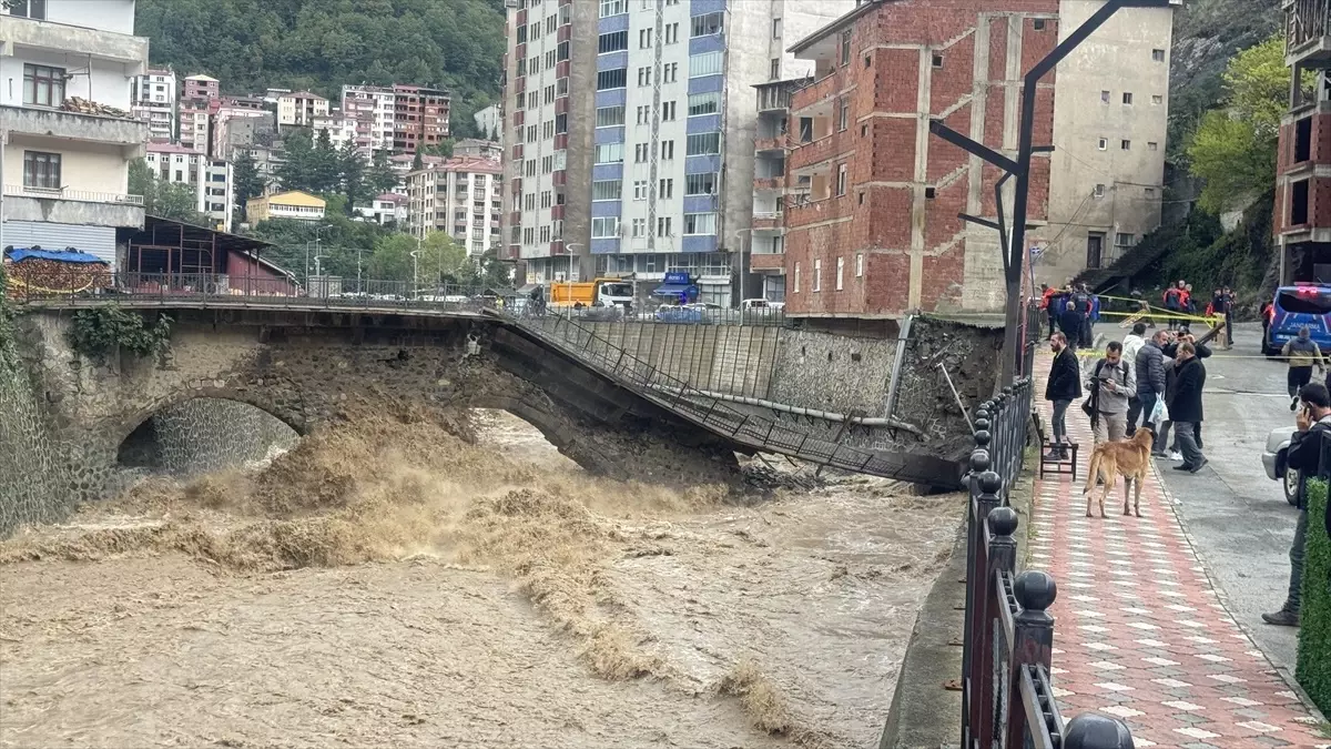 Tarihi Köprü Çöktü