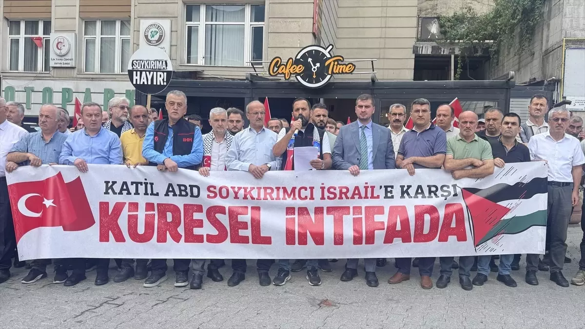 Artvin\'den Filistin ve Sumud Filosu\'na Destek