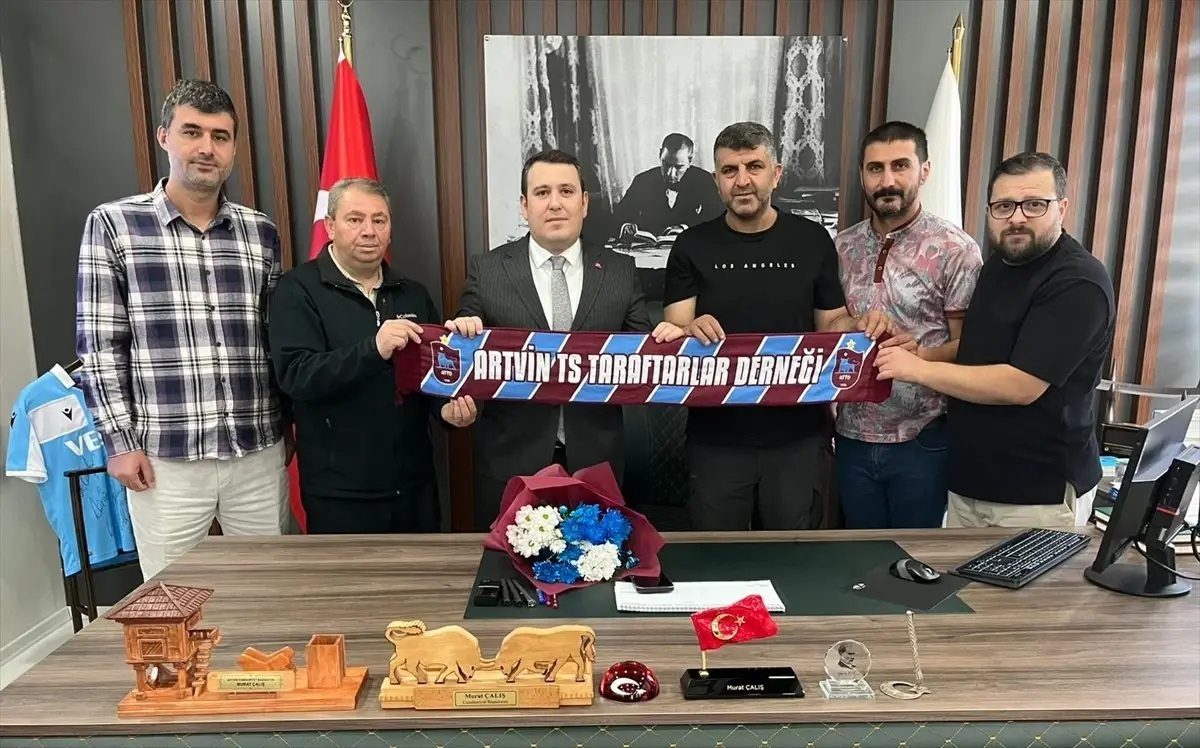 Artvin Trabzonspor Derneği\'nden Başsavcıya Ziyaret