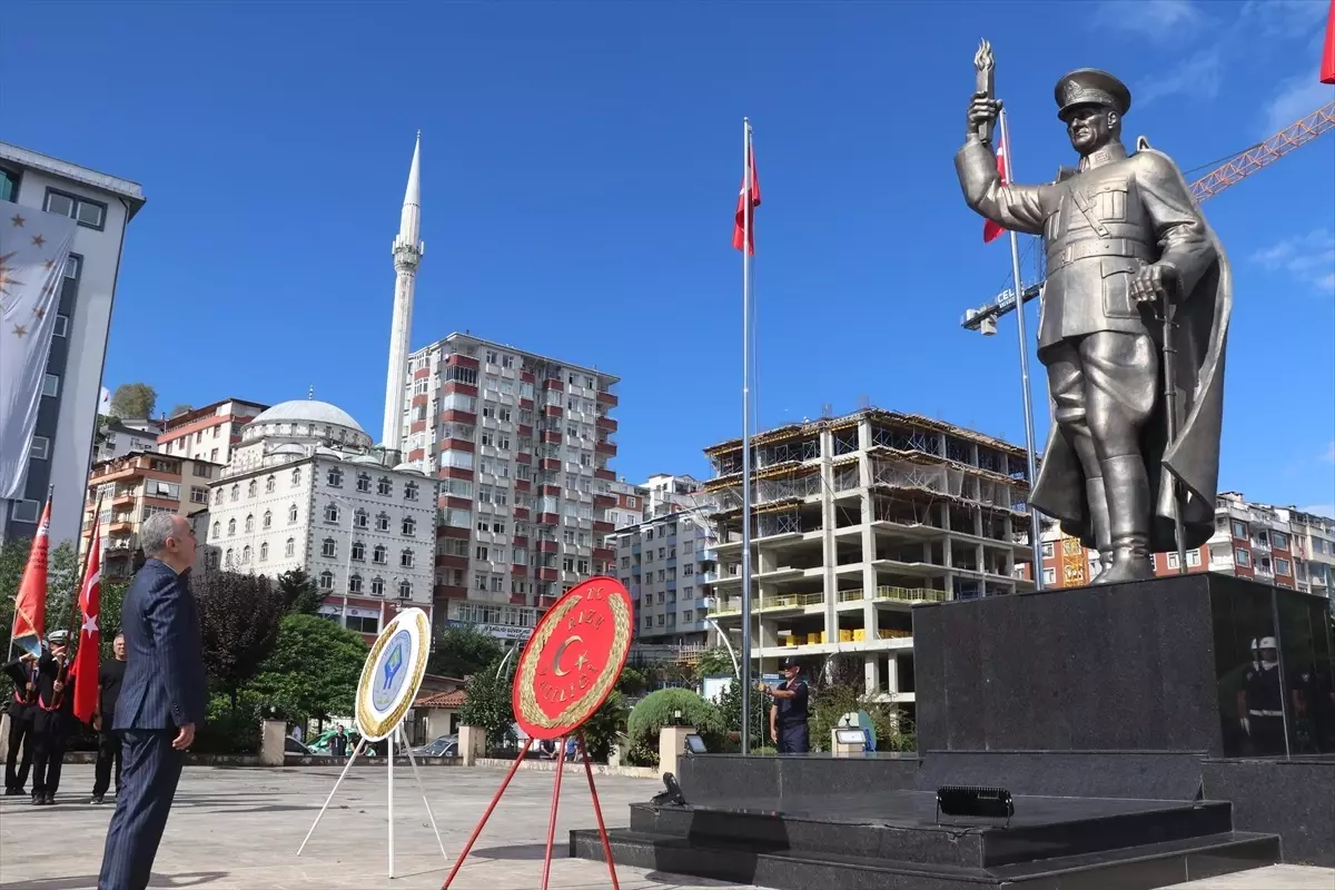 Atatürk\'ün Rize\'ye gelişinin 101. yıl dönümü kutlandı