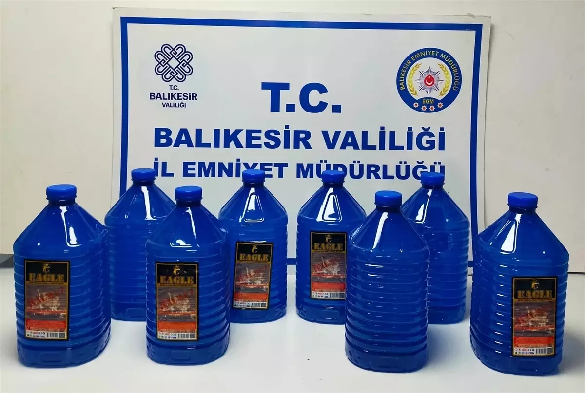 Ayvalık\'ta Kaçak Alkol Operasyonu