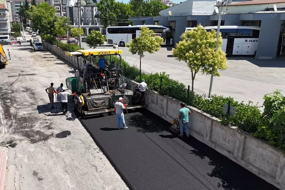 Bafra\'da Asfalt Çalışmaları Hızlandı