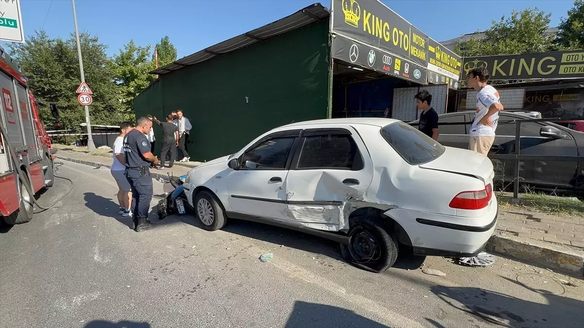 Bahçelievler\'de Kaza: 1 Yaralı