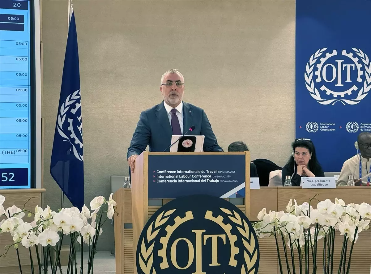 Bakan Işıkhan, ILO\'nun 113. Uluslararası Çalışma Konferansı\'nda konuştu Açıklaması