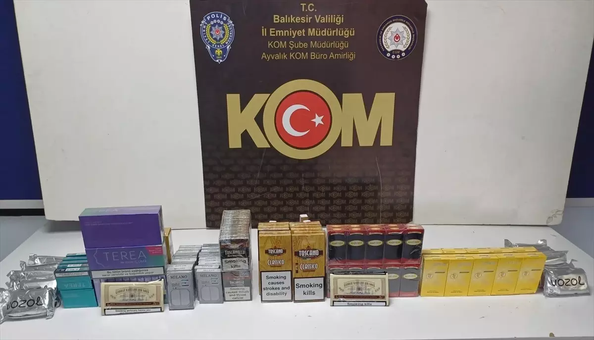 Ayvalık\'ta Kaçakçılık Operasyonu