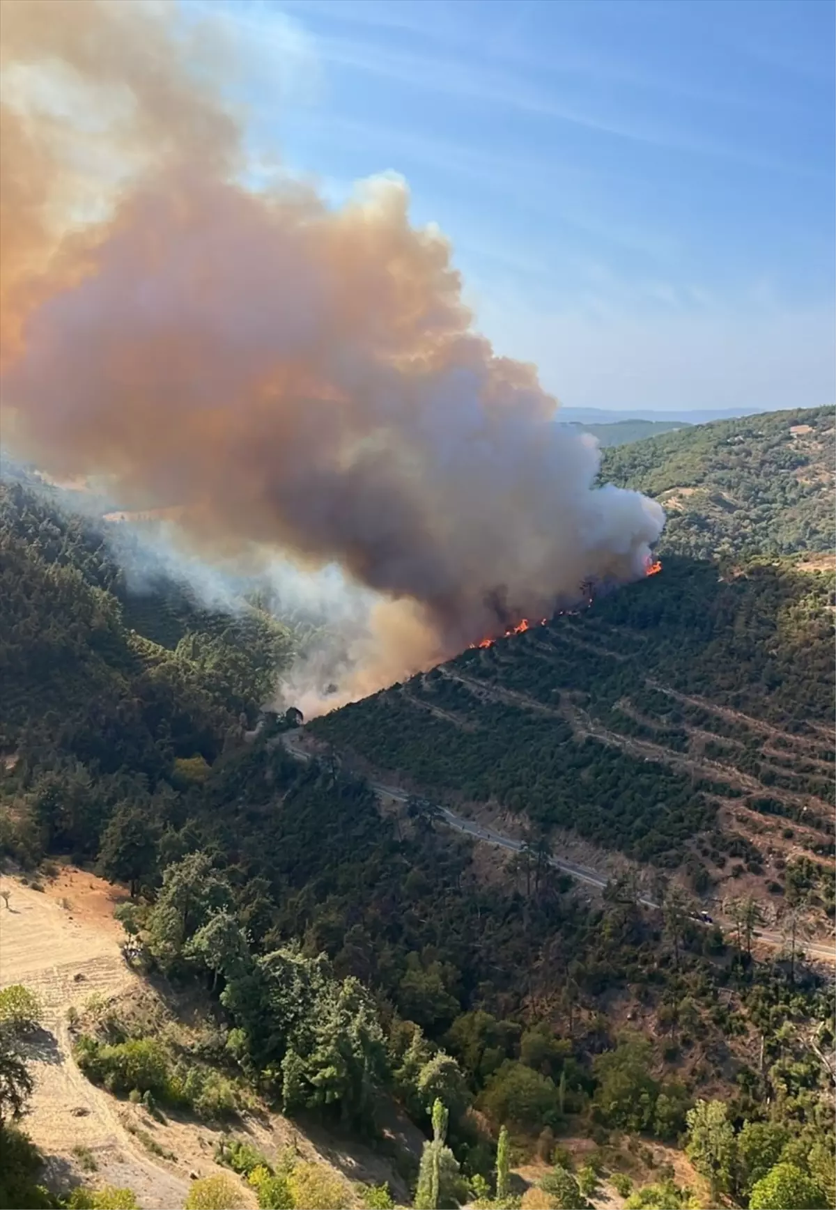 Kepsut\'ta Kaza: Yangın Ve Kurtarma Operasyonu
