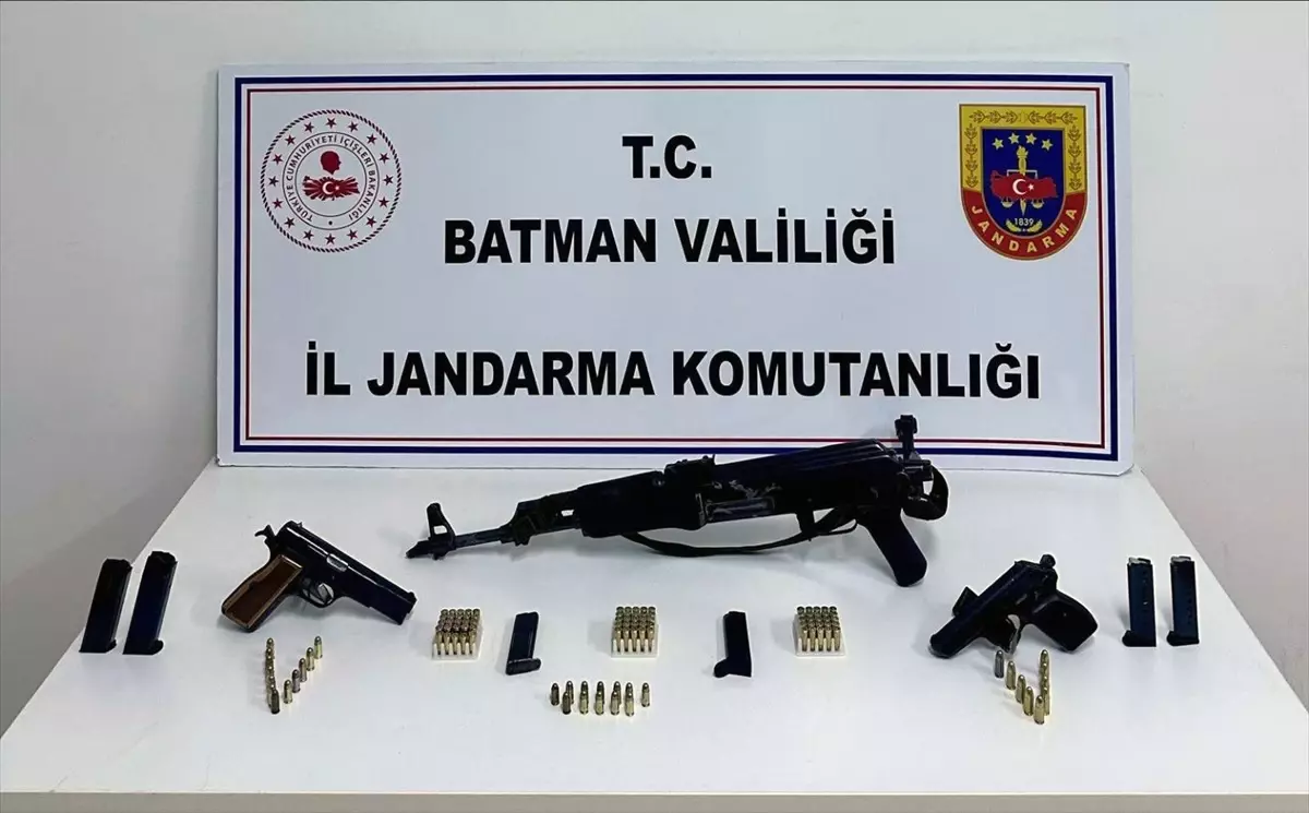 Batman\'da Silah Bulunan Zanlı Tutuklandı