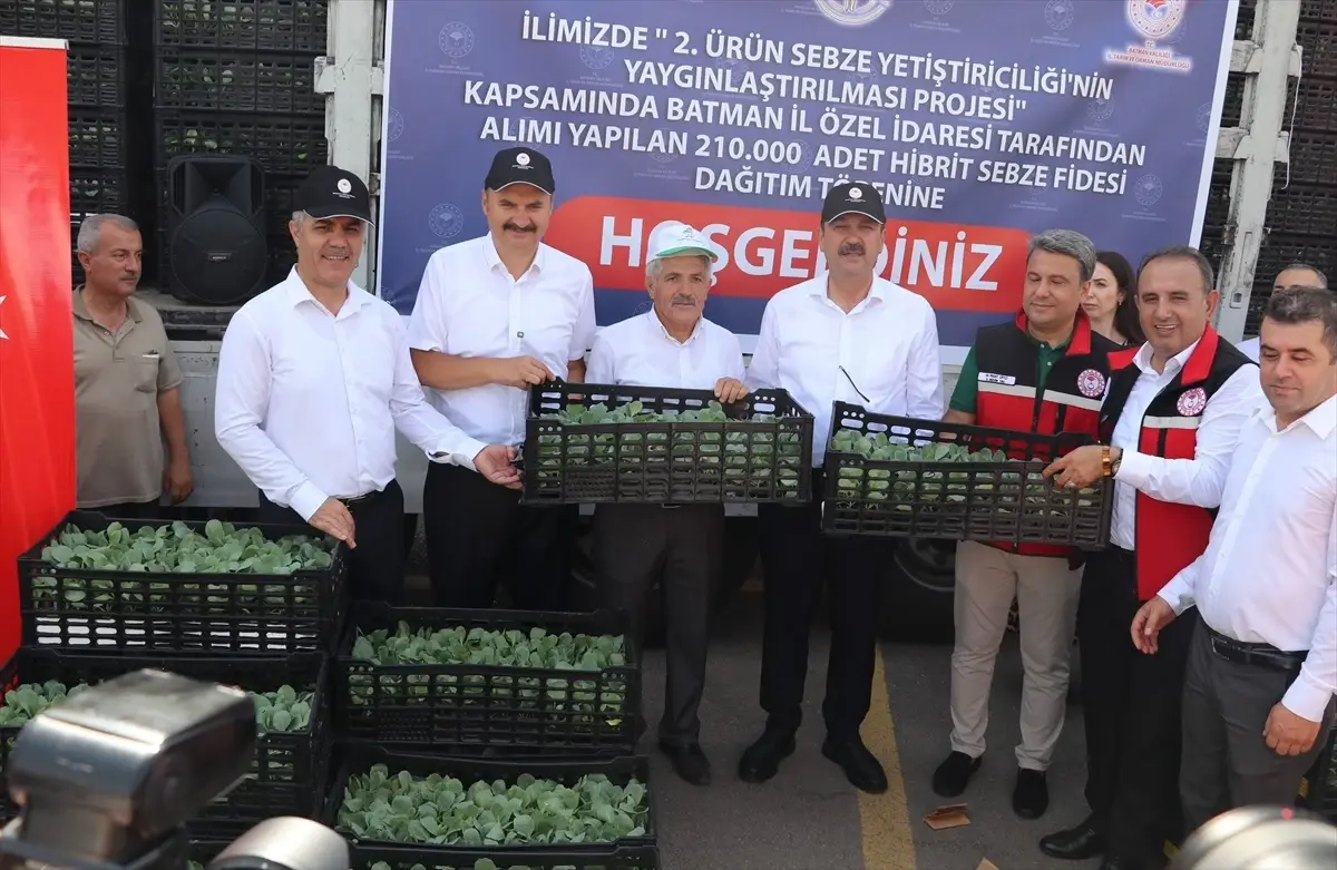 Batman\'da Çiftçilere Hibe Fide Desteği