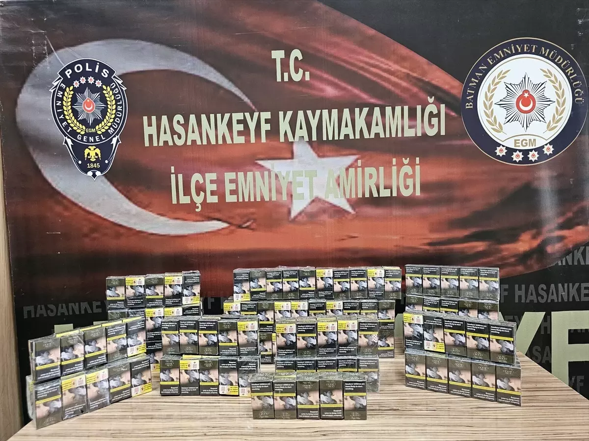 Hasankeyf\'te Kaçakçılık Operasyonu