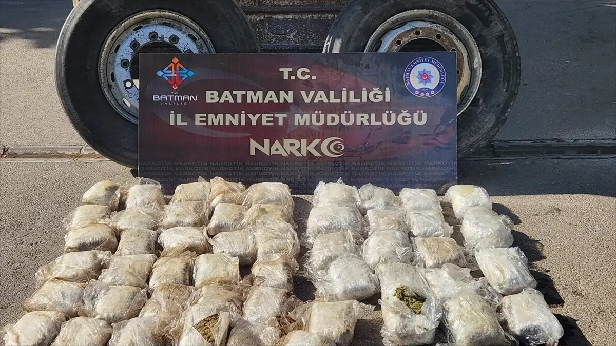 Batman\'da Uyuşturucu Operasyonu: 4 Tutuklama
