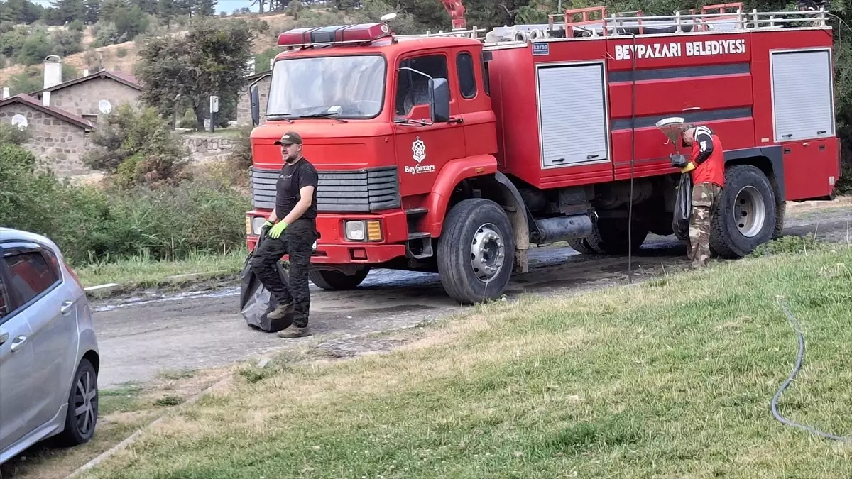 Beypazarı\'nda Yangın Önlemi