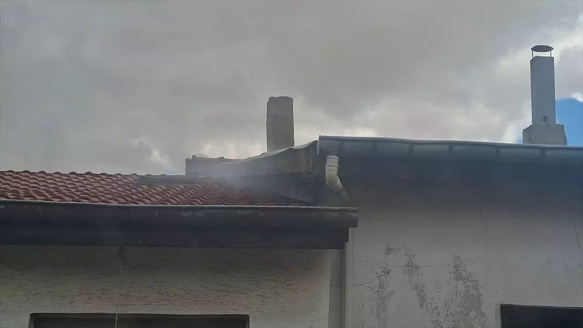Beypazarı\'nda İş Yerinde Yangın