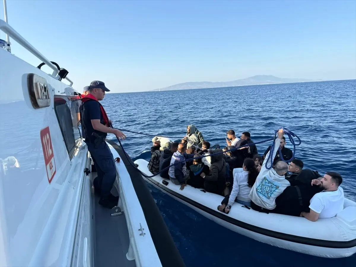 Bodrum\'da Düzensiz Göçmen Operasyonu