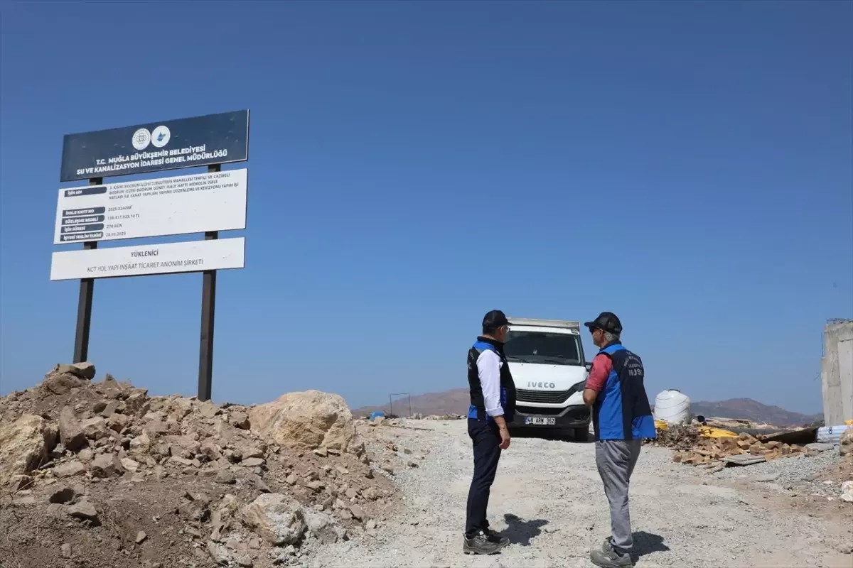 Bodrum\'da İçme Su Hattı Yenileniyor