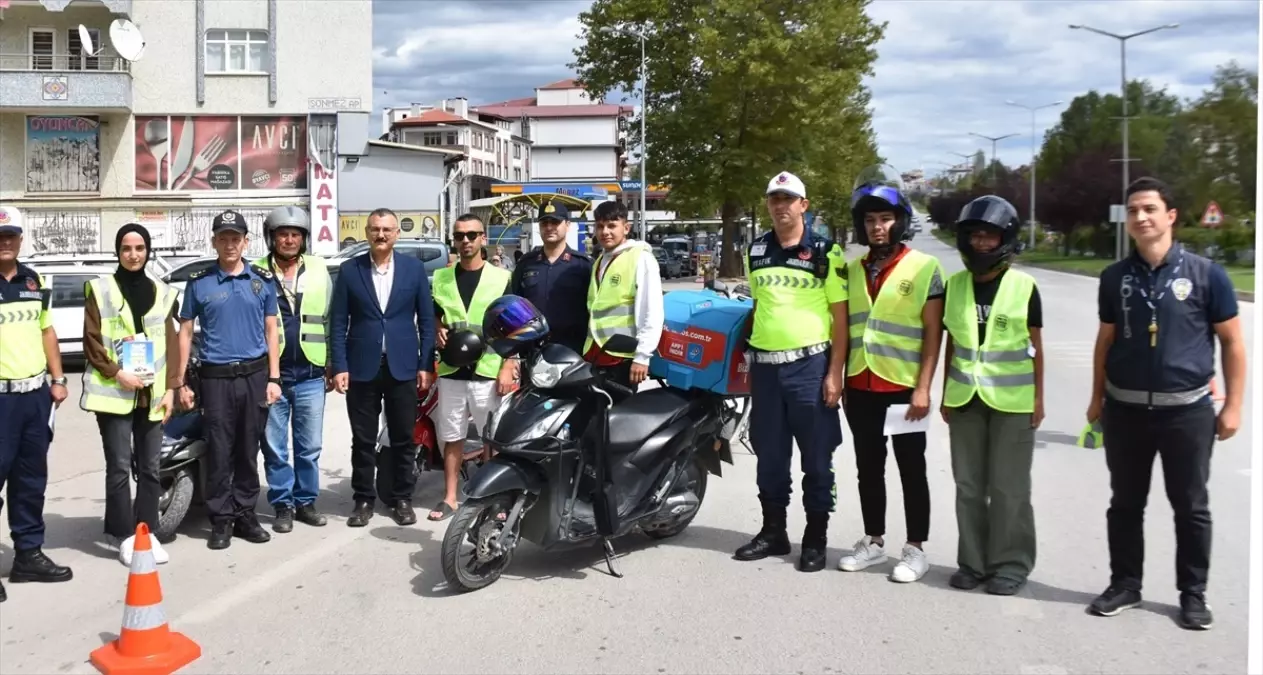 Boyabat\'ta Güvenli Motosiklet Sürüşü Etkinliği