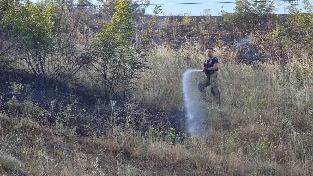 İnegöl\'de Yangın: 15 Dönüm Buğday Alanı Zarar Gördü