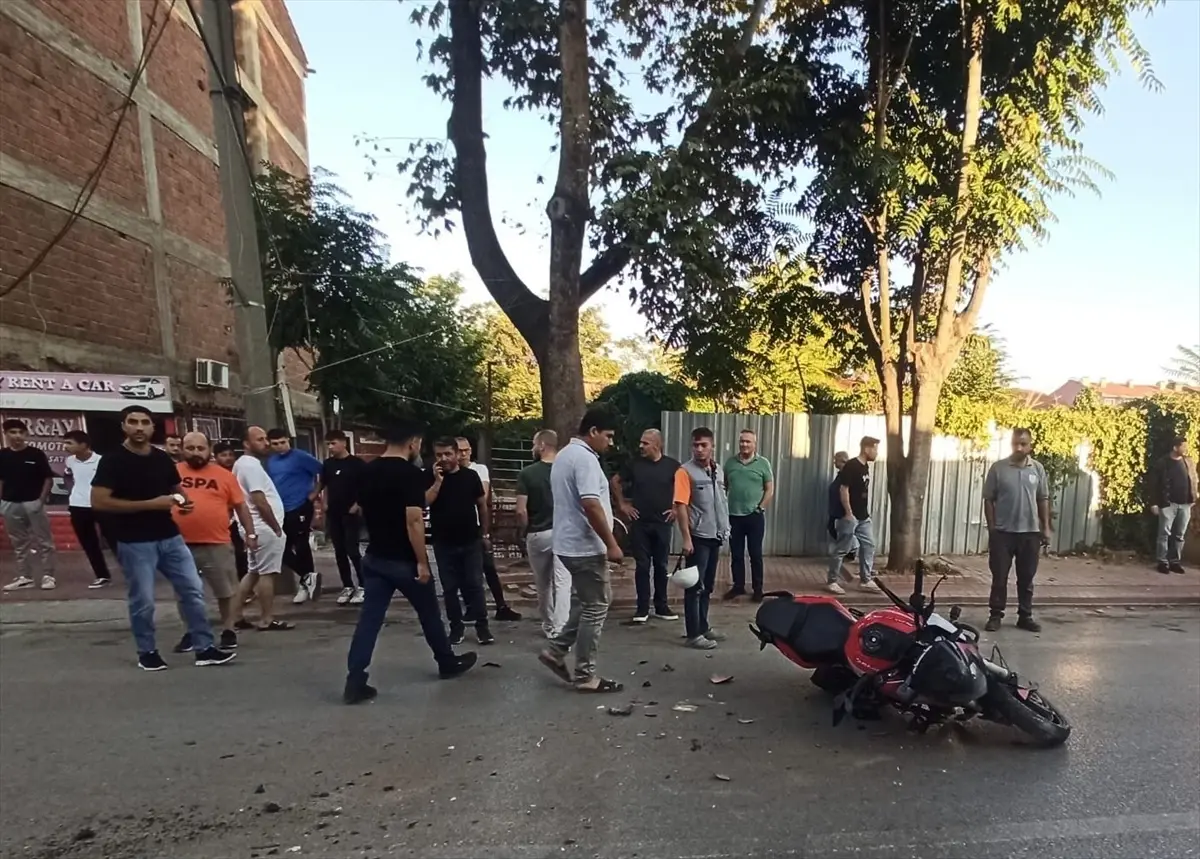 Yenişehir\'de Motosiklet Kazası: Sürücü Ağır Yaralı