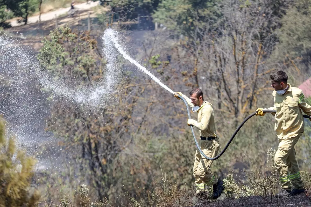 Bursa\'da Tehdit Eden Yangın Söndürüldü