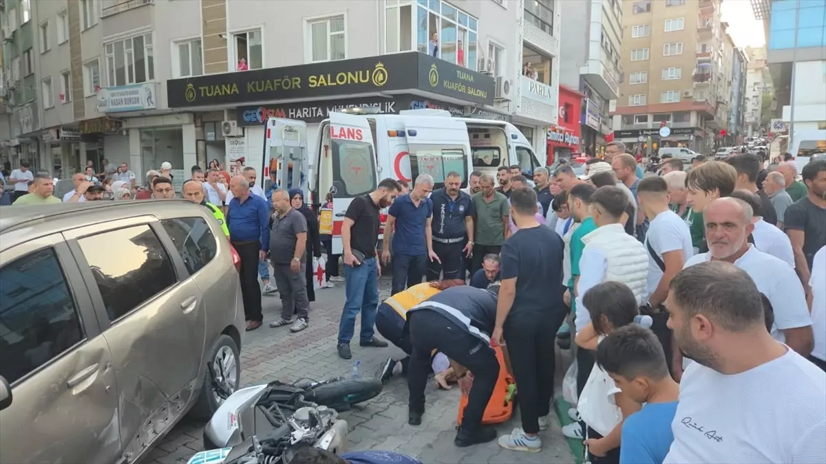 Motosiklet Kazasında Çocuk Yaralandı